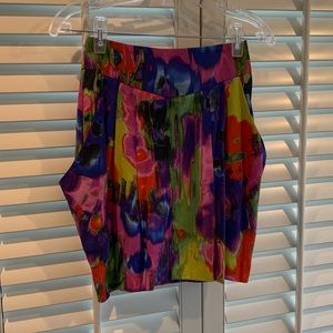 Colorful H&M flowery skirt size 2